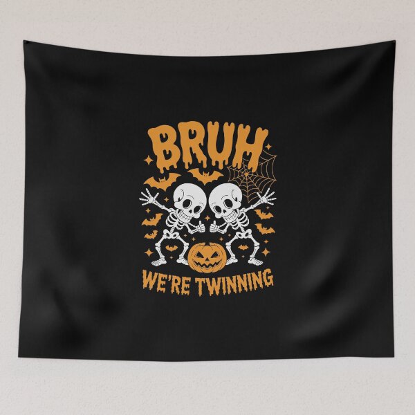 Item preview, Bruh We're Twinning Skeleton designed and sold by jkrphoto.