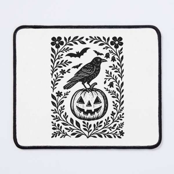 Item preview, Halloween Crow Pumpkin designed and sold by Daisy Grimes.