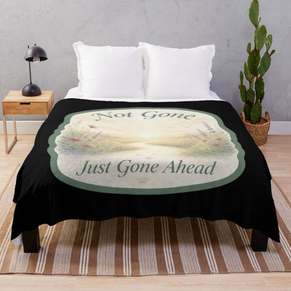 Item preview, Pet Memorial Path — Not Gone, Just Gone Ahead designed and sold by TheCalmEdit.