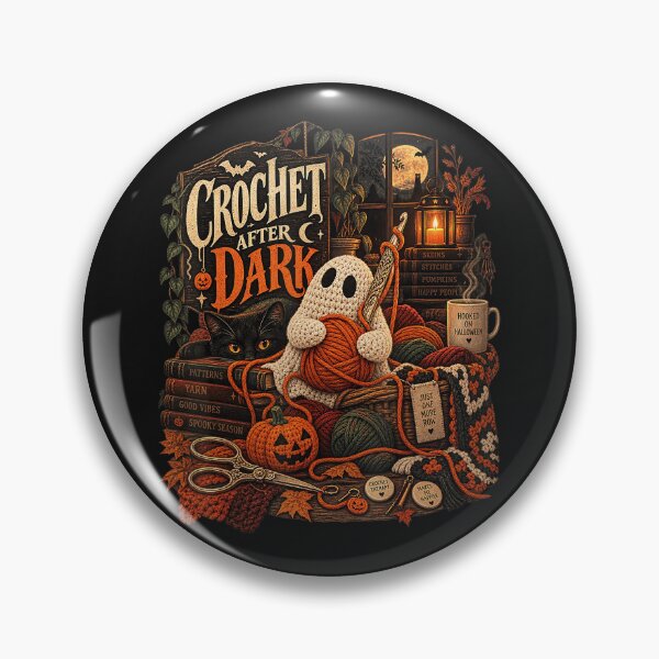 Artikelvorschau, Häkeln nach Einbruch der Dunkelheit Gruselzeit Nur noch eine Reihe Halloween Bastelgarn entworfen und verkauft von smithdosRO.