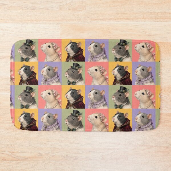 Item preview, Fancy Rats in Fancy Clothes 2x2 designed and sold by pixiedustpaint.