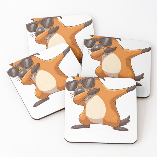 Item preview, Cute Capybara Dabbing With Sunglasses designed and sold by Kyrakita-art.
