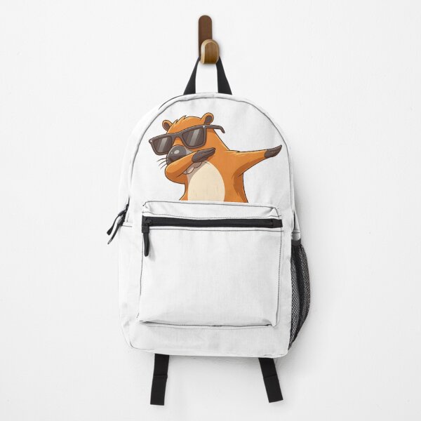 Item preview, Cute Capybara Dabbing With Sunglasses designed and sold by Kyrakita-art.