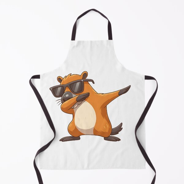 Item preview, Cute Capybara Dabbing With Sunglasses designed and sold by Kyrakita-art.