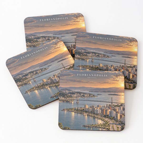 Item preview, Florianópolis Cinematic Monochrome Island Artwork designed and sold by MichaeIRellov.
