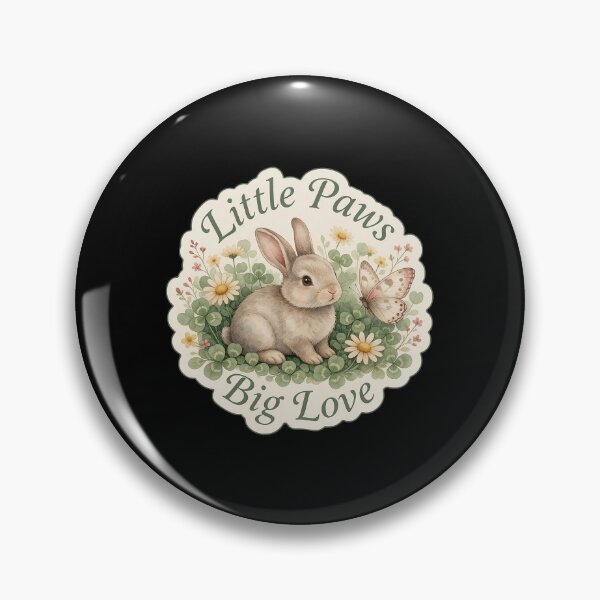 Item preview, Bunny Rabbit Memorial — Little Paws, Big Love designed and sold by TheCalmEdit.