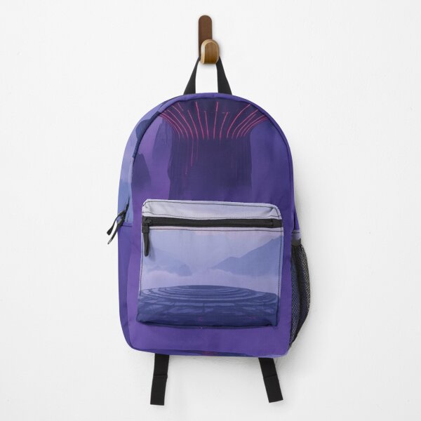 Item preview, Futuristic Megastructures Rising Above Purple Cloud Sea designed and sold by monkeybusiness.pt.