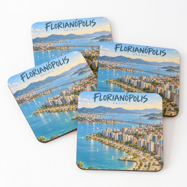 Item preview, Florianópolis Painterly Brazilian Island Impression designed and sold by MichaeIRellov.