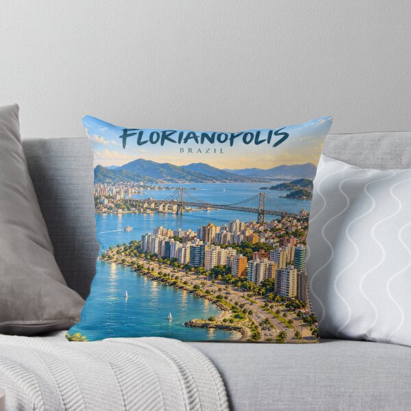 Item preview, Florianópolis Painterly Brazilian Island Impression designed and sold by MichaeIRellov.