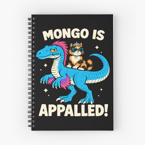 Item preview, Mongo Is Appalled Distressed Dinosaur And Cat Dungeon Crawler Carl Funny designed and sold by JaysonStone.