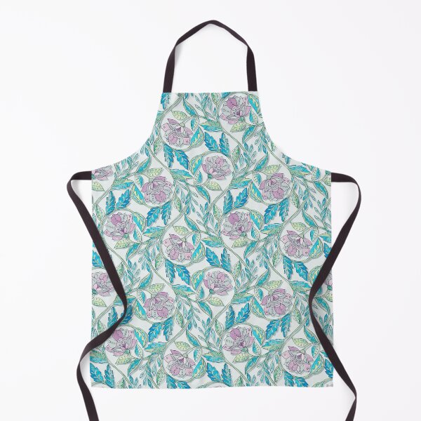 Item preview, Boho Blue Purple Floral Chintz designed and sold by micklyn.