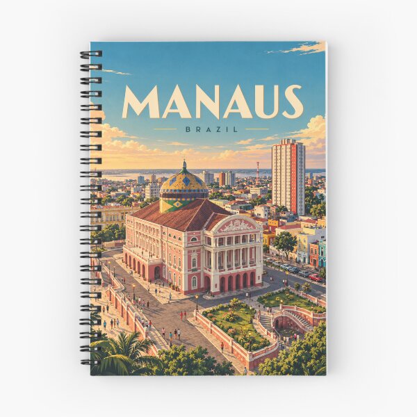 Item preview, Manaus Vintage Amazonian City Art designed and sold by MichaeIRellov.