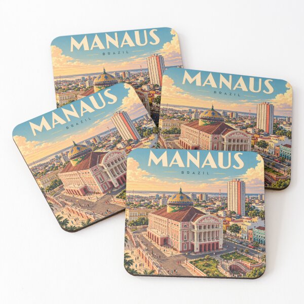 Item preview, Manaus Vintage Amazonian City Art designed and sold by MichaeIRellov.