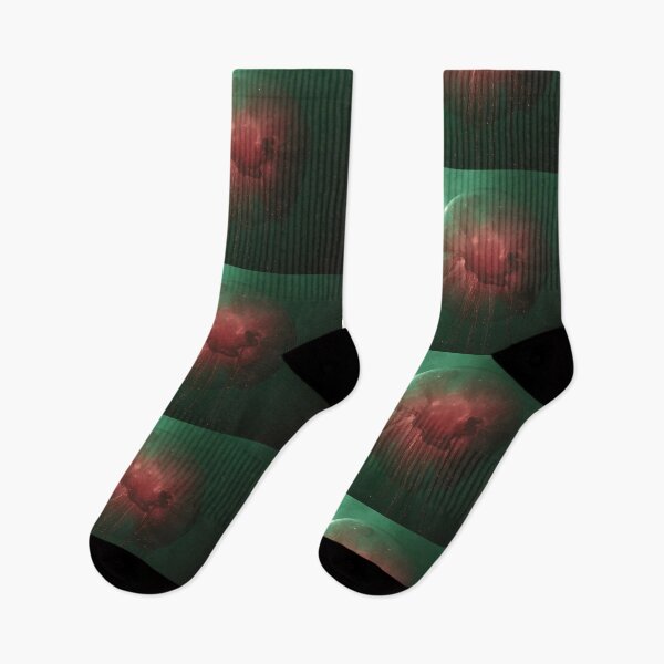 Item preview, Colossal Floating Jellyfish In Emerald Alien Atmosphere designed and sold by monkeybusiness.pt.