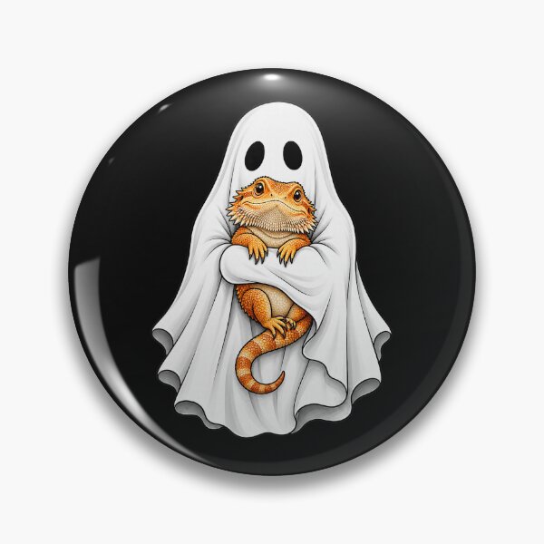 Item preview, Ghost Holding Bearded Dragon Halloween Pet Owner Gift designed and sold by smithdosRO.
