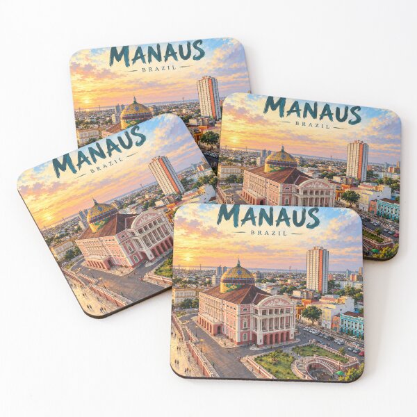 Item preview, Manaus Painterly Amazonian City Impression designed and sold by MichaeIRellov.