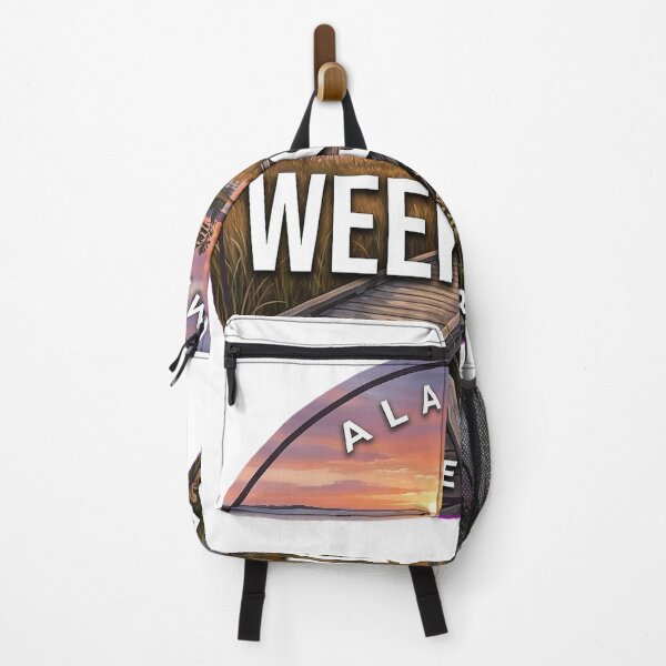 Item preview, Weeks Bay Reserve Alabama Round Travel Badge Sticker designed and sold by DetourDgn.