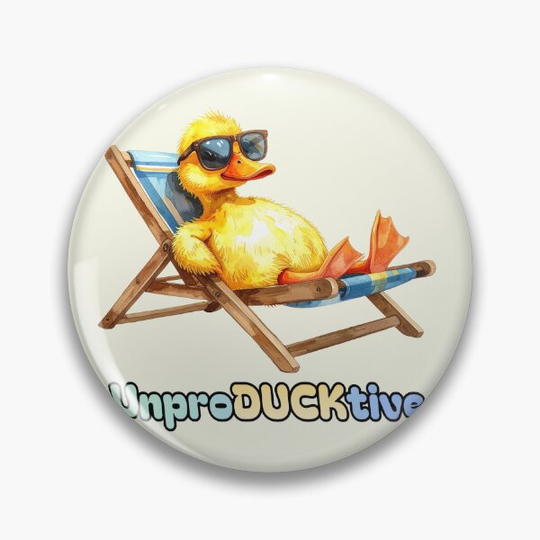 Item preview, Unproductive duck in vacation mode designed and sold by LiskoDesign.