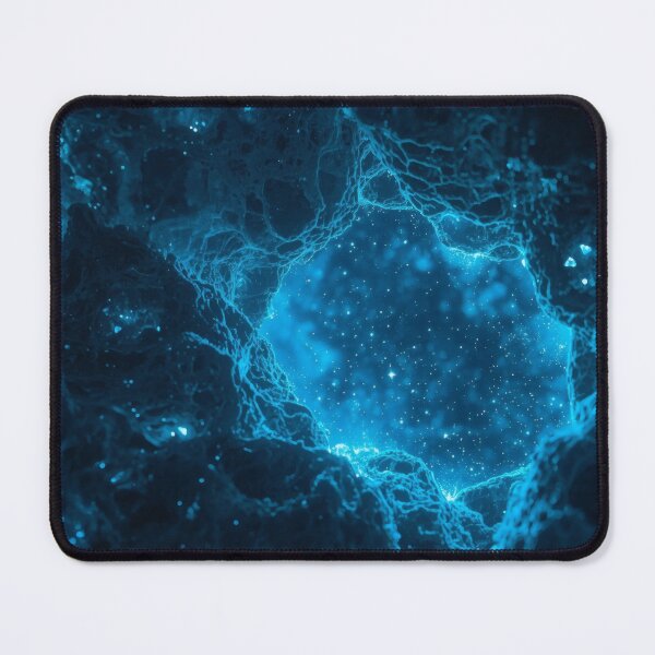 Item preview, Bioluminescent Blue Cave View Of Starry Cosmos designed and sold by monkeybusiness.pt.