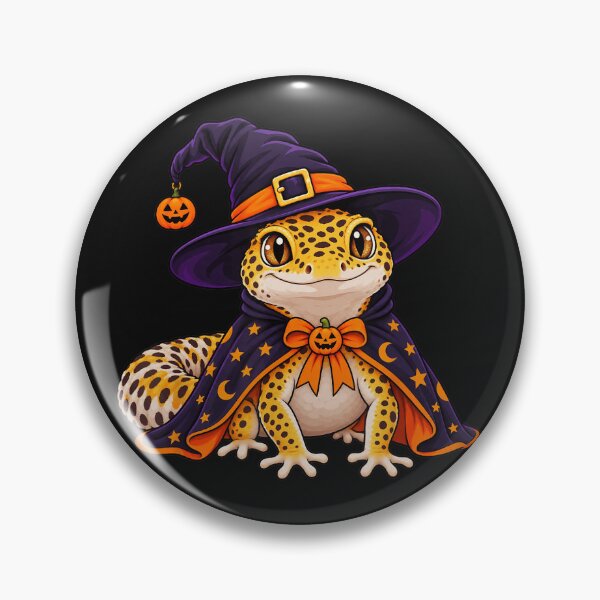 Item preview, Witchy Halloween Leopard Gecko Pet Owner designed and sold by smithdosRO.