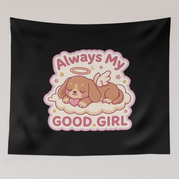 Item preview, Dog Memorial Angel Heart — Always My Good Girl designed and sold by TheCalmEdit.