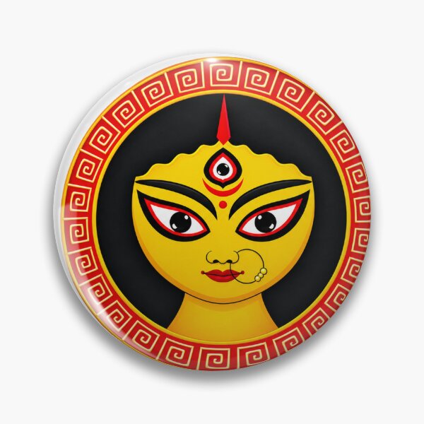 Artikelvorschau, Maa Durga – Göttliche Göttin Durga Bengalische Hindu-Kunst entworfen und verkauft von GraphicoGear.