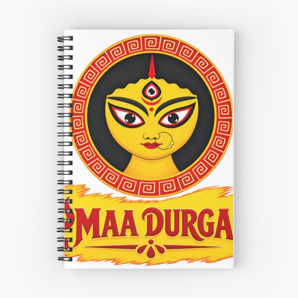 Aperçu de l'œuvre Maa Durga – Déesse divine Durga Art hindou bengali créée et vendue par GraphicoGear.