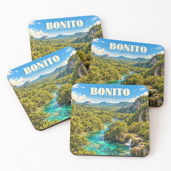 Item preview, Bonito Vintage Brazilian Nature Travel Art designed and sold by MichaeIRellov.