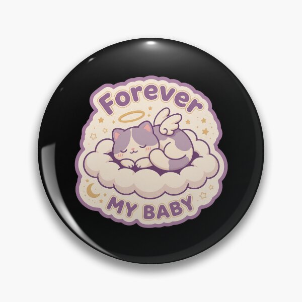 Item preview, Cat Memorial Angel — Forever My Baby Kawaii designed and sold by TheCalmEdit.
