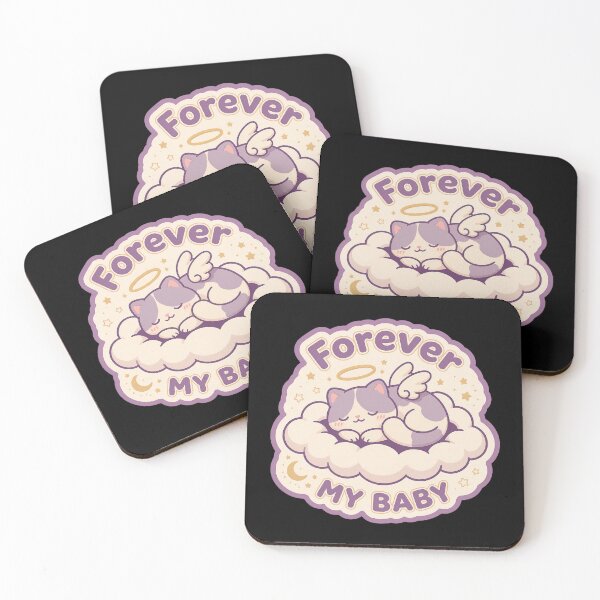 Item preview, Cat Memorial Angel — Forever My Baby Kawaii designed and sold by TheCalmEdit.