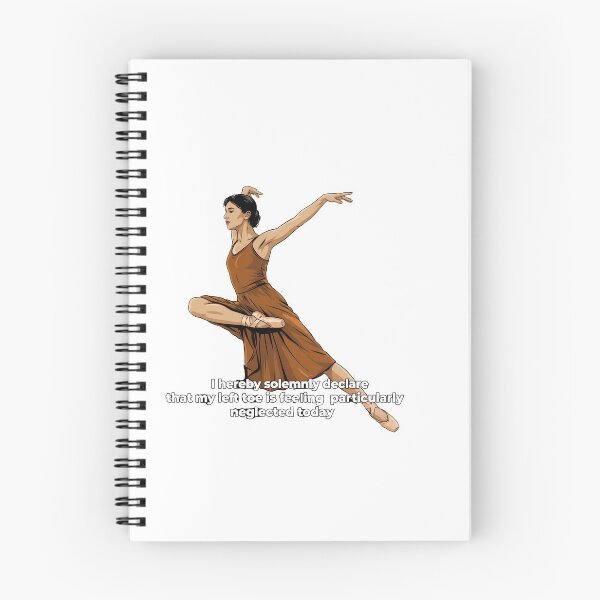Item preview, Dramatic Ballet Pose with Theatrical Text designed and sold by NiftyWrx.