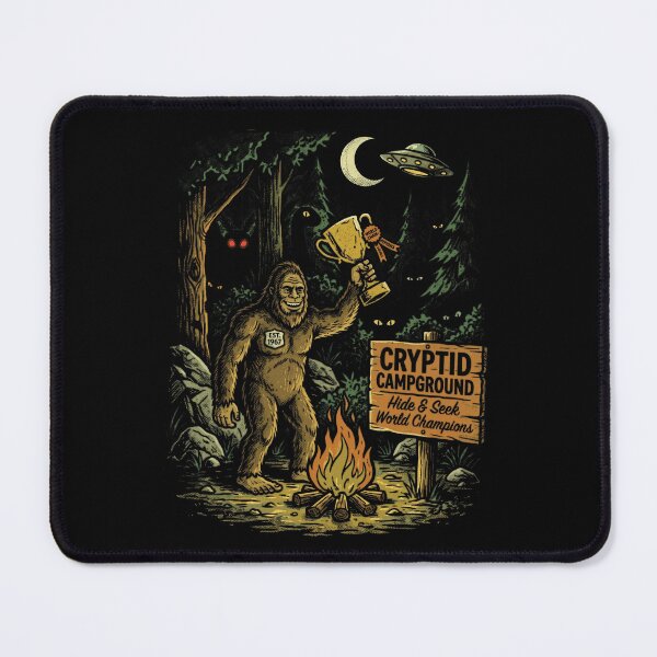 Item preview, Bigfoot Hide And Seek Champion Cryptid Campground Est 1967 Sasquatch Camping designed and sold by FolkGraphics.