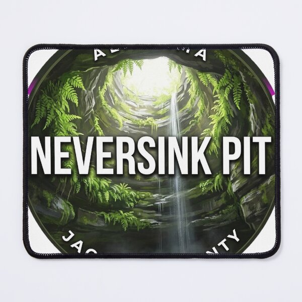 Item preview, Neversink Pit Alabama Round Travel Badge Sticker designed and sold by DetourDgn.