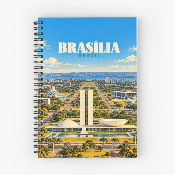 Item preview, Brasília Vintage Brazilian Modernist City Art designed and sold by MichaeIRellov.
