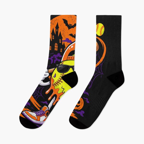 Artikelvorschau, Halloween Softball-Spieler-Fan gruseliges Design entworfen und verkauft von smithdosRO.