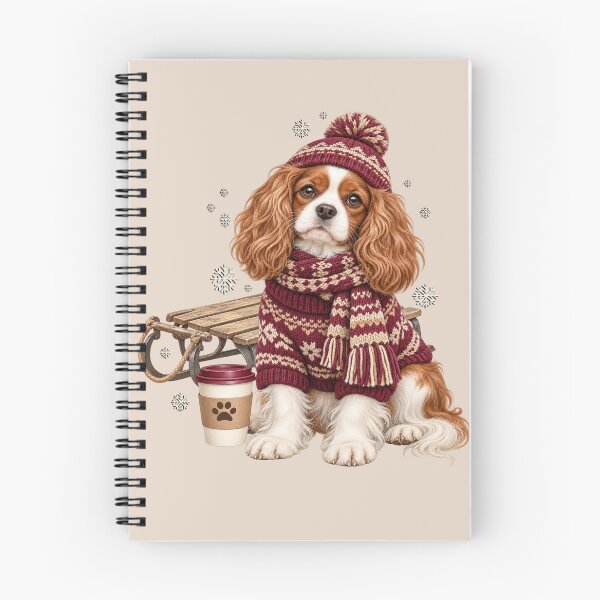 Item preview, Cute Cavalier King Charles Spaniel Winter Ski Lodge Dog Mom designed and sold by Cute & Sassy Custom Gifting Boutiques.