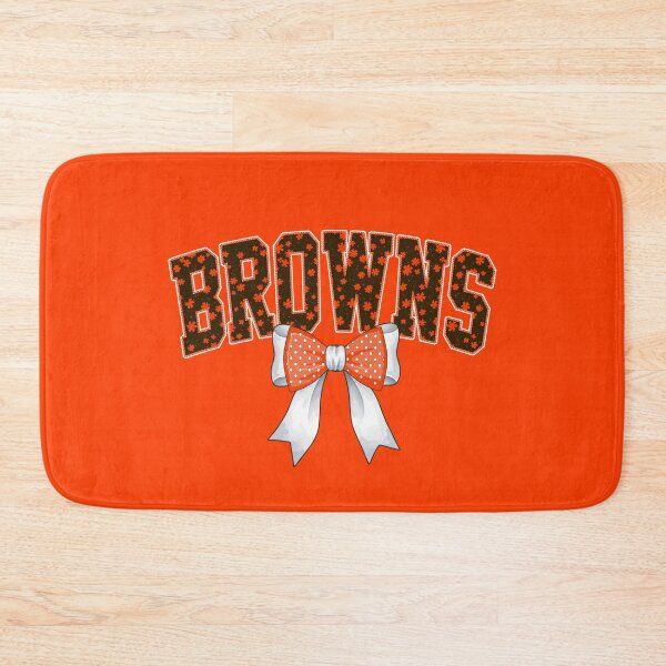 Item preview, Browns Floral Coquette Bow Cleveland Football Spirit designed and sold by RockTheFeal.