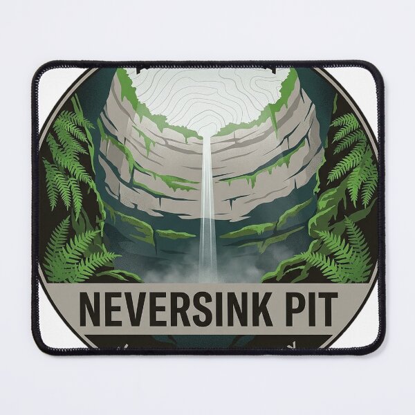 Item preview, Neversink Pit Alabama Vintage Park Badge Sticker designed and sold by DetourDgn.