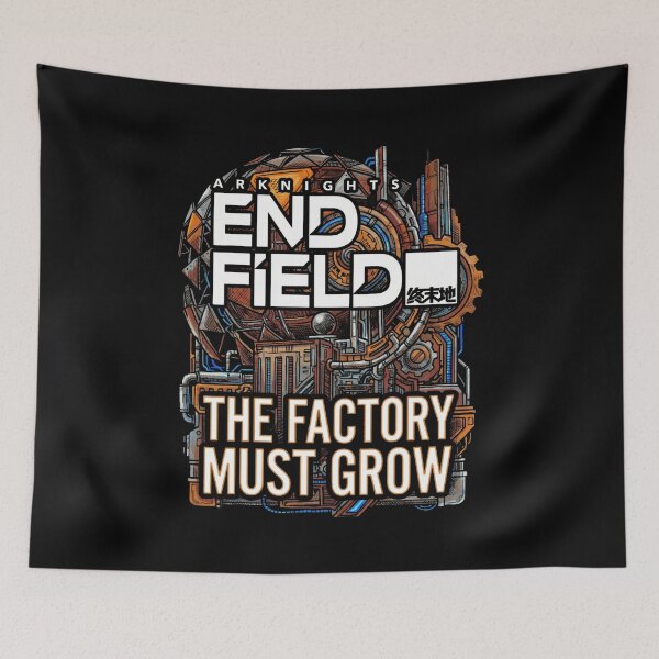 Item preview, Arknights Endfield Factory Must Grow Meme Design Endless Factory Build Resource Chain designed and sold by NOELMEDINA.