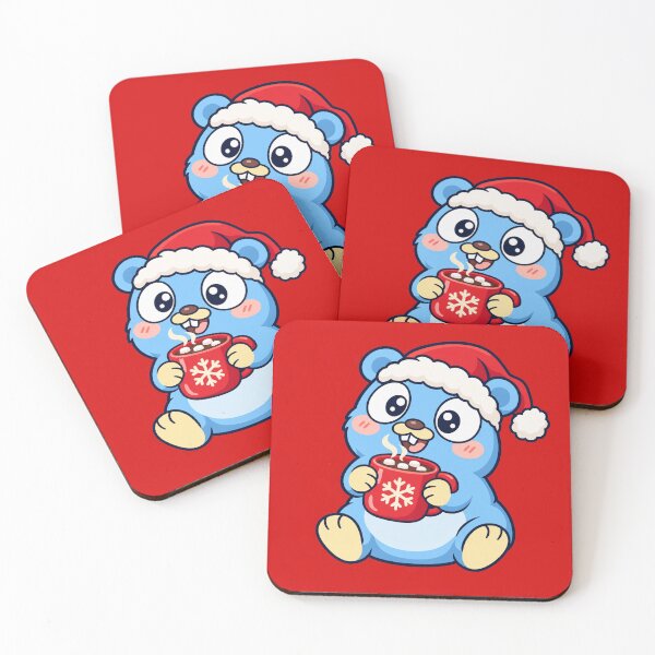 Item preview, Golang gopher mascot and Christmas mood designed and sold by Olena Du.