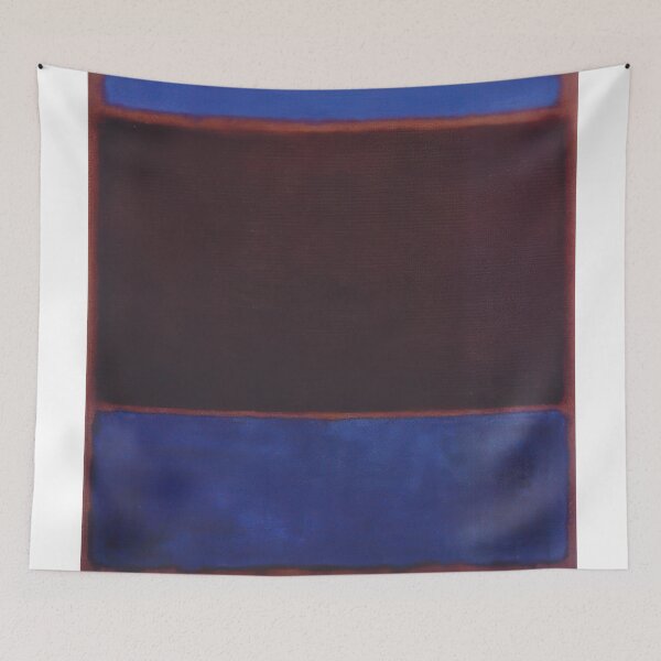 Item preview, No. 3 (Bright Blue  Brown  Dark Blue on Wine)  1962  designed and sold by L9aleeb.