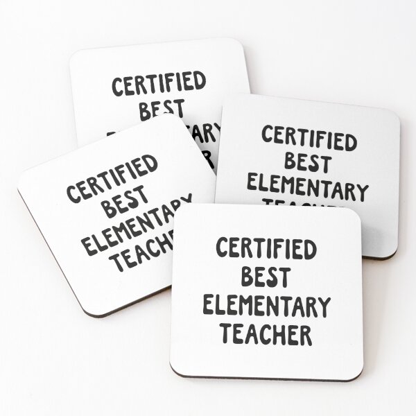 Item preview, Certified Best Elementary Teacher designed and sold by ViralVector.