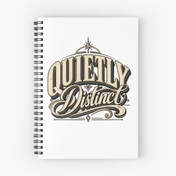 Item preview, Quietly Distinct Elegant Vintage Typography Quote Design designed and sold by @SHINTOSARTSTORE.