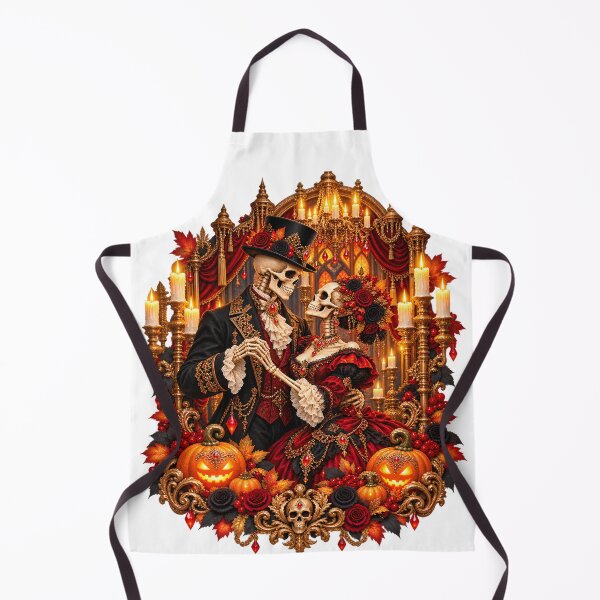 Item preview, Baroque Skeleton Dance – Victorian Gothic Halloween designed and sold by Clothes With Smiling Animals Walt Gral.