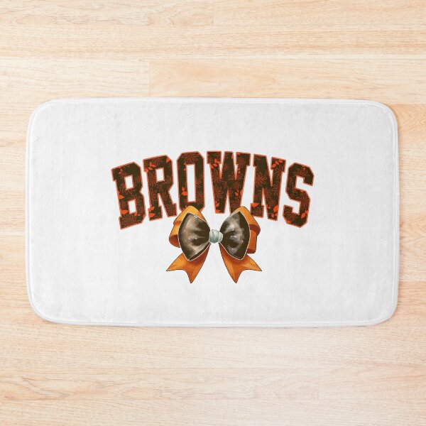 Item preview, Browns Floral Coquette Bow Cleveland Football Team designed and sold by Floral Vintage.