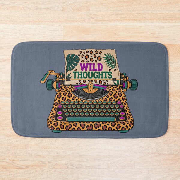 Item preview, Wild Thoughts – Retro Leopard Typewriter designed and sold by Aimetoi.