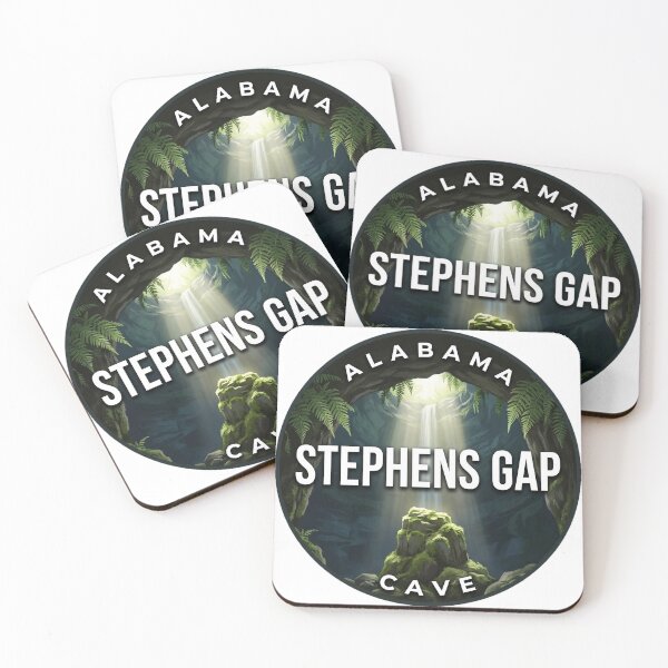 Item preview, Stephens Gap Cave Alabama Round Travel Badge Sticker designed and sold by DetourDgn.