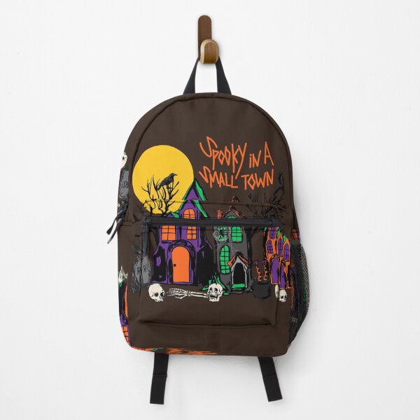 Item preview, Spooky in a Small Town Halloween Haunted Houses designed and sold by MaiZephyr.