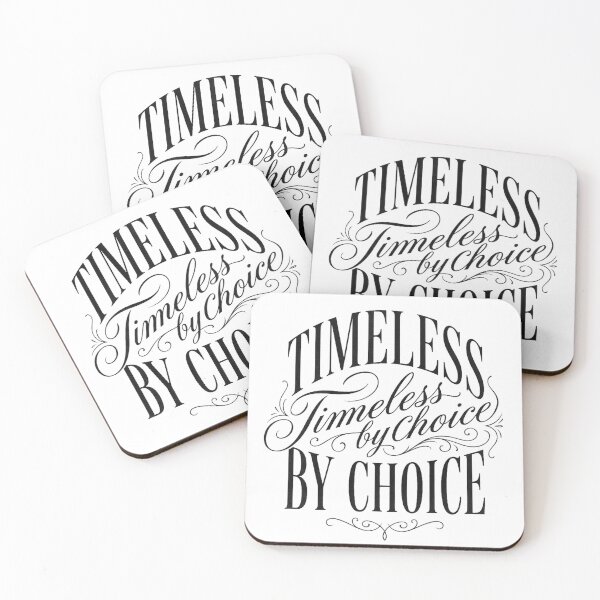 Item preview, Timeless By Choice Elegant Black White Calligraphy Quote Design designed and sold by @SHINTOSARTSTORE.