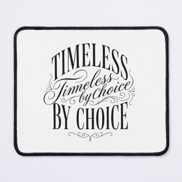 Item preview, Timeless By Choice Elegant Black White Calligraphy Quote Design designed and sold by @SHINTOSARTSTORE.